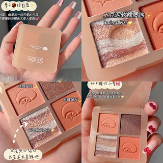 ภาพหน้าปกสินค้าWODWOD® 4 Color Eyeshadow Palette Matte Sequins Waterproof Lazier Eyeshadow Beginner Female ที่เกี่ยวข้อง