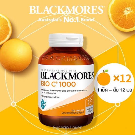 ภาพสินค้าBlackmores Bio C วิตามินซี 1000mg 150เม็ด ออสเตรเลีย จากร้าน duangkamol_ka บน Shopee ภาพที่ 3