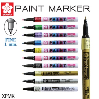 SAKURA  Opaque Oil Based Paint Marker ปากกาเพ้นท์หัวเล็ก/ใหญ่  ขนาด 0.7 / 1.0 / 2.0 mm.
