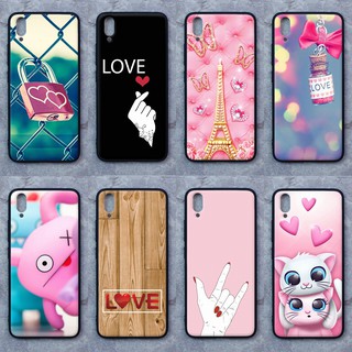 เคส Vivo V11 / V11 pro ใช้เคสเดียวกัน ลายอินเลิฟ ขอบนิ่มหลังแข็ง เคส ถือ เคส Caseเคส TPU ขอบนิ่มหลังแข็ง ไม่ขูดตัวเครื่อ