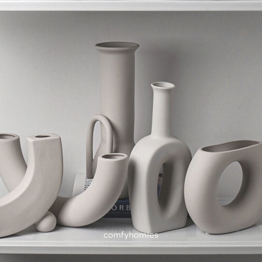 แจกันมินิมอล-ตกแต่งบ้าน-nordic-ceramic-display-collection