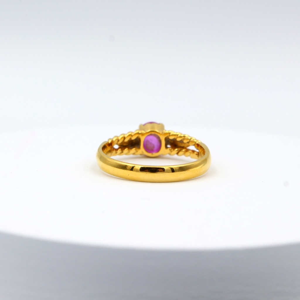 แหวนทองแท้-หลุดจำนำ-size-57-แหวนพลอย-พิ๊งค์ทัวมาลีน-ทองคำแท้-18k