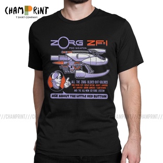 เสื้อยืดสีขาวVintage Zorg Z-F1 T-Shirt Men Cotton T Shirts The Fifth Element Bruce Willis Sci Fi movie Short Sleeve Tees