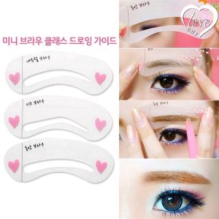 สินค้า เทมเพลตเขียนคิ้วการ์ดแต่งคิ้วคิ้วแต่งหน้าแต่งลายคิ้ว     Template Eyebrow Drawing Card Brow Make-Up Stencil Grooming Shaping Drawing Shaping Eyebrow Card