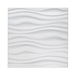 KASSA HOME วอลล์เปเปอร์ PVC 3D รุ่น D081 ขนาด 50 x 50 ซม. สีขาว (CDU) Wallpaper