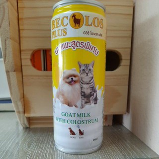 COLOS PLUS นมแพะสูตรพิเศษผสม Colostrum สำหรับสัตว์ 245 มล.