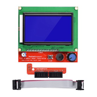 ภาพหน้าปกสินค้า3D Printer Smart Controller RAMPS 1.4 with LCD 12864 Control Panel ที่เกี่ยวข้อง