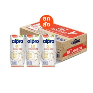 โปรโมชั่น : ยกลัง นมโอ๊ต อัลโปร ยูเอชที รสจืด 180 มล. 24 กล่อง นม UHT Alpro Oat Milk Unsweetened 180 ml 24 bricks
