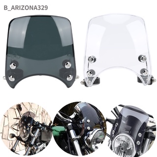 arizona329 Motorcycle Windshield Headlight Fairing 180° Adjustable Universal for 1.5-1.6in Front Fork