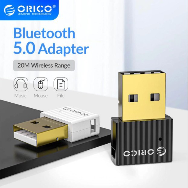 ภาพหน้าปกสินค้าORICO USB Bluetooth Dongle Adapter 5.0 for PC Speaker Mouse Laptop Mini Wireless Bluetooth Audio Receiver Transmitter