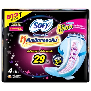 โปรโมชั่น : โซฟี SOFY โซฟีแบบกระชับ รุ่น กลางคืน 29 ชั่วโมง จำนวน 4 ชิ้น