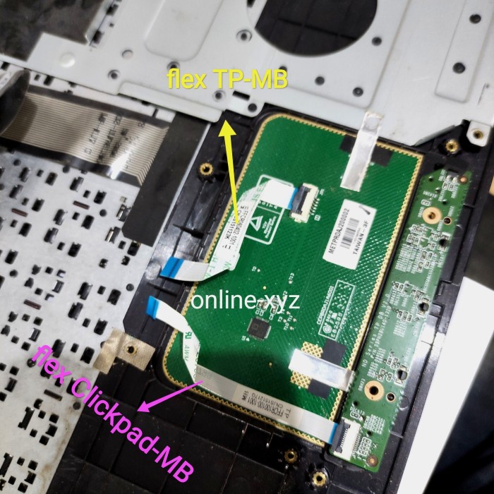 สาย Touchpad Clickpad แบบยืดหยุ่นสําหรับ Acer One 14 Z1402 Z-1402 ...
