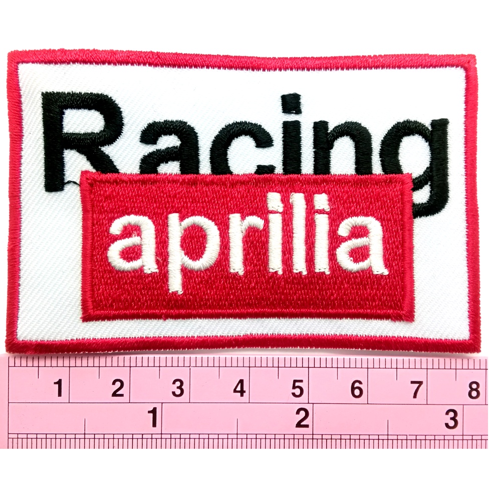 aprilia-ตัวรีดติดเสื้อ-หมวก-กระเป๋า-แจ๊คเก็ตยีนส์-hipster-embroidered-iron-on-patch-diy