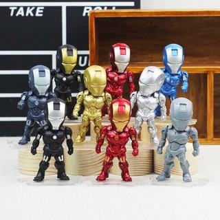 โมเดลฮีโร่ ชุด9ตัว ironman marvel