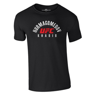 เสื้อยืดโอเวอร์ไซส์มาใหม่ เสื้อยืดลําลองแฟชั่น แขนสั้น คอกลม พิมพ์ลาย Nurmagomedov Ufc Mma Fighting สีกาบิบ สําหรับผู้ชา