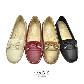 Best SALEรองเท้าผู้หญิง ORNY (ออร์นี่) Bangkok  รองเท้าคัชชู พื้นบุฟองน้ำ เพื่อสุขภาพเท้า มีถึงไซส์ 42รองเท้าแฟชั่น