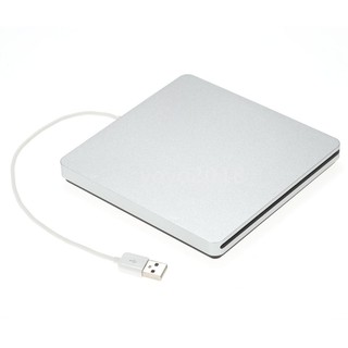 ภาพหน้าปกสินค้าUSB 2.0 แบบพกพา Slim Slim ภายนอกช่องใส่ CD DVD ROM Player ไดรฟ์เขียน Burner Reader สำหรับ iMac / MacBook / MacBook Air / ที่เกี่ยวข้อง