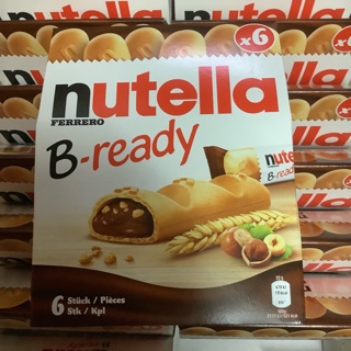 Nutella B-ready ขนมปังไส้นูเทล่า 1 กล่อง มี6ซอง