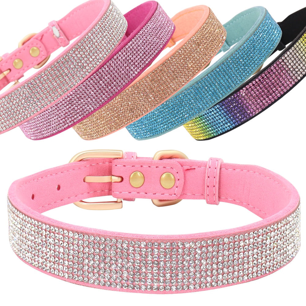 crystal-cat-dog-collars-fancy-small-bling-rhinestone-leather-dog-collar-cat-necklace