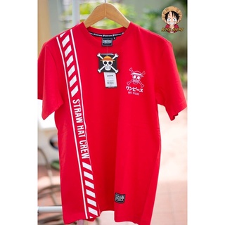 สินค้า เสื้อวันพีซ DOP-1291 CNNY Icon Luffy มีสีดำและสีแดง ลิขสิทธิ์แท้