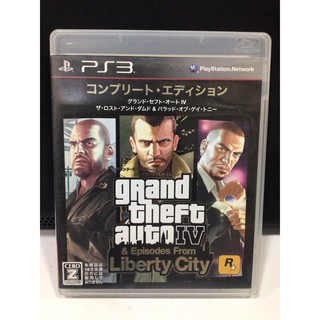 สินค้า แผ่นแท้ [PS3] Grand Theft Auto IV: The Complete Edition (Japan) (BLJM-60346 | 60525 | 61180) GTA 4 Episodes Liberty City
