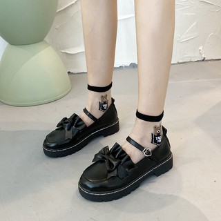 สินค้า 🔥Hot sale！ นางฟ้าสไตล์โลลิต้าโลลิต้ารองเท้าแท้จริงญี่ปุ่น loli ใหม่ jk รองเท้าหนังขนาดเล็กงานเลี้ยงน้ำชารองเท้าเครื่องแ