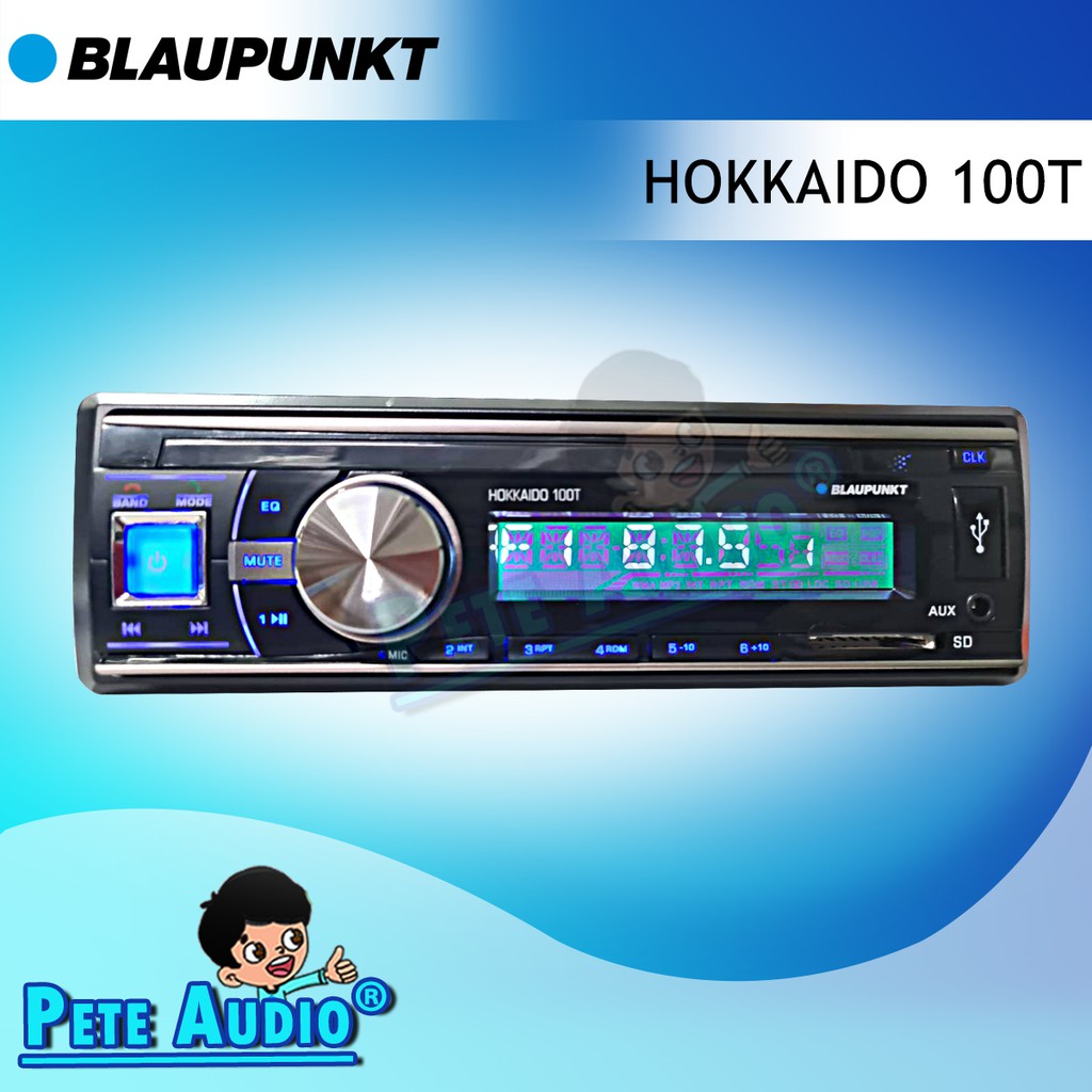 ราคาและรีวิวเครื่องเล่นติดรถยนต์ 1Din BLAUPUNKT รุ่น HOKKAIDO 100