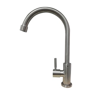 SINK FAUCET NOVABATH NVG-KT206S CHROME ก๊อกซิงค์ เดี่ยว เคาน์เตอร์ NOVABATH NVG-KT206S สีโครม ก๊อกซิงค์ ก๊อกน้ำ ห้องน้ำ