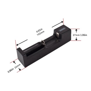 อุปกรณ์เสริมไฟฉาย ที่ชาร์จแบตเตอรี่ลิเธียม USB 18650