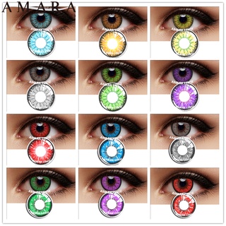 AMARA LENSES 2pcs Icesnow Series Color Contact Lenses Natural Contacts Eye Cosmetic Lenses
