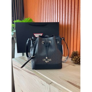 Guess  Muze Logo Bucket Bag  Adjustable crossbody