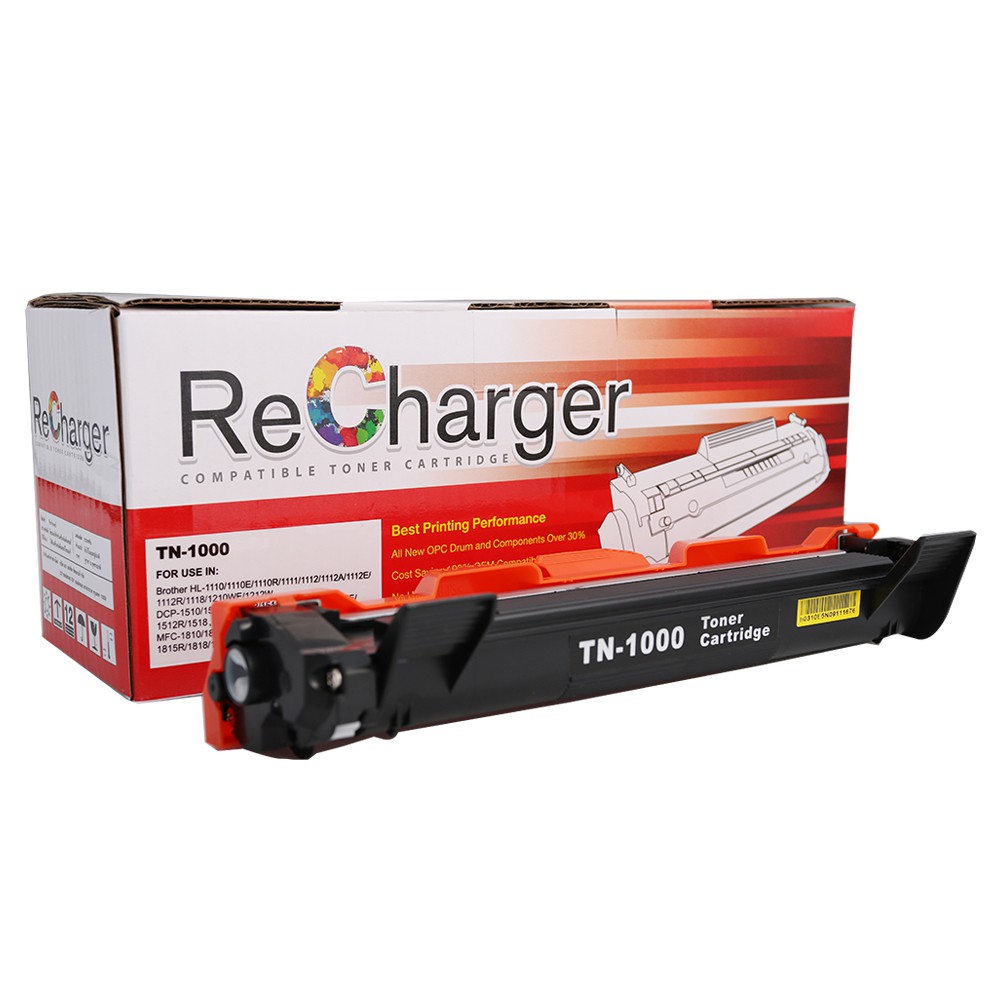 recharger-toner-ตลับหมึกเลเซอร์เทียบเท่า-brother-tn-1000-ใช้กับเครื่องรุ่น-brother-hl-1110-1210w-dcp-1510-1610w