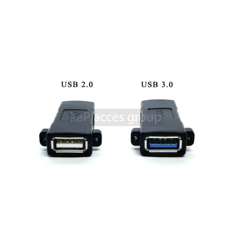หัว USB เมีย/เมีย มีหูหิ้ว ติดแท่นติดหน้ากาก | Shopee Thailand
