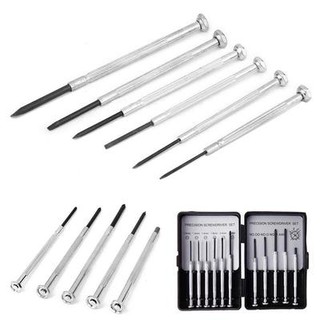 ไขควงชุด 11 ชิ้น ไขควงเล็ก ชุดไขควงเล็ก 11 ชิ้น Screwdriver set 11 Pc(11 ชิ้น)ไขควงชุดซ่อมนาฬิกาT0573