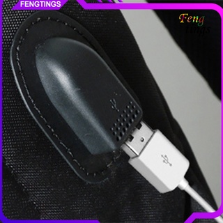 【Ft】C6601 อะแดปเตอร์สายชาร์จ Usb สําหรับกระเป๋าเป้สะพายหลัง