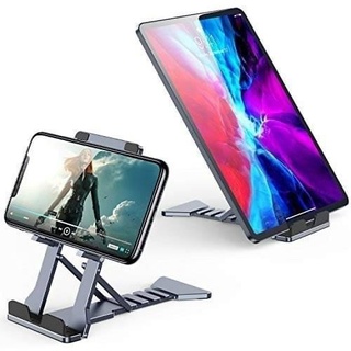 Folding mobile phone holder ที่ตั้งโทรศัพท์/แท็บเล็ตแบบตั้งโต๊ะ ที่ตั้งโทรศัพท์ ขาตั้งมือถือ แท่นวางมือถือ ขาตั้งโทรศัพท