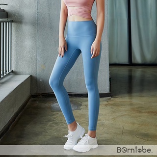 [ Borntobe.] กางเกงออกกำลังกายขายาว รุ่น 3D กระชับ ผ้าแน่น TM002
