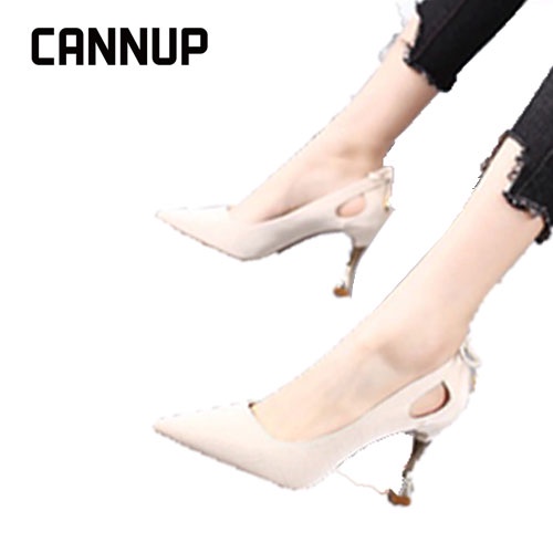 ภาพหน้าปกสินค้าCANNUP รองเท้าผู้หญิงส้นสูง 6 เซนติเมตร 2021 100706