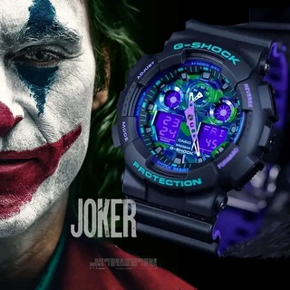 สินค้า Joker GA-100BL-1A นาฬิกาข้อมือดิจิตอลอะนาล็อก สไตล์สปอร์ต สําหรับผู้ชาย ผู้หญิง