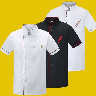 NIT เสื้อผ้าทำงานของเชฟ ผู้ชายแขนยาว เสื้อผ้าห้องครัว Catering ร้านอาหารโรงแรม