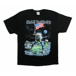 ขายดี!เสื้อยืด พิมพ์ลาย Iron Maiden Moonwalker Final Frontier 2010 USA Tour สไตล์คลาสสิก สําหรับผู้ชาย 483461S-5XL
