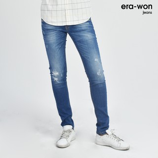 era-won กางเกงยีนส์ Jeans ทรง Ultra Skinny fit สี December Retro