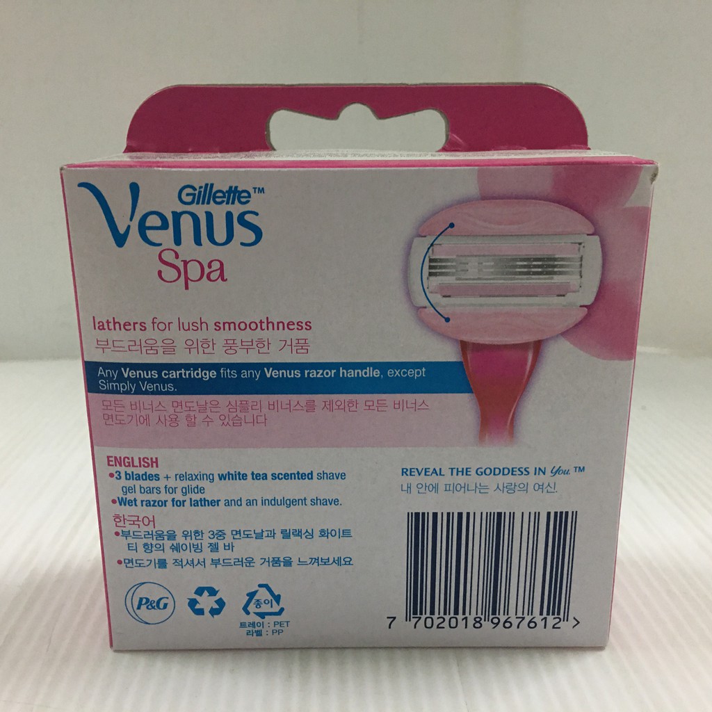 gillette-venus-spa-4-cattridges-ยิลเลตต์-วีนัส-สปา-ใบมีดโกน-สำหรับผู้หญิง-4-ชิ้น