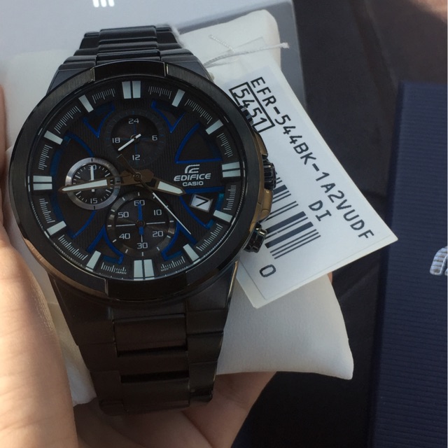 นาฬิกา-casio-edifice-chronograph-รุ่น-efr-544bk-1a2v-นาฬิกาข้อมือสำหรับผู้ชาย