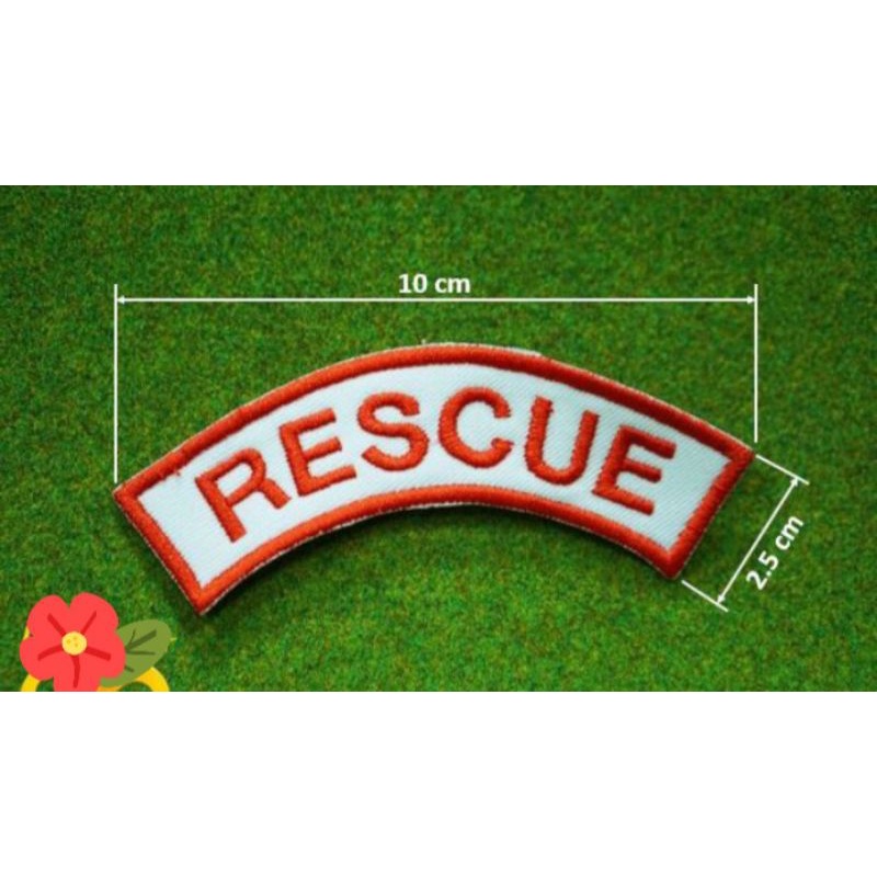 อาร์ม-กู้ภัย-rescue-แบบเย็บติด-ติดตีนตุ๊กแก-ขายราคาส่งทุกชิ้้น