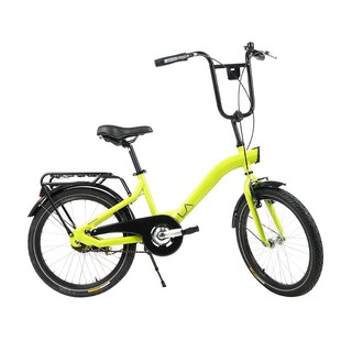 จักรยานแม่บ้าน จักรยานแม่บ้าน LA SENSE 20 นิ้ว 1 SP สีเขียว จักรยาน กีฬาและฟิตเนส CITY BIKE LA SENSE 20