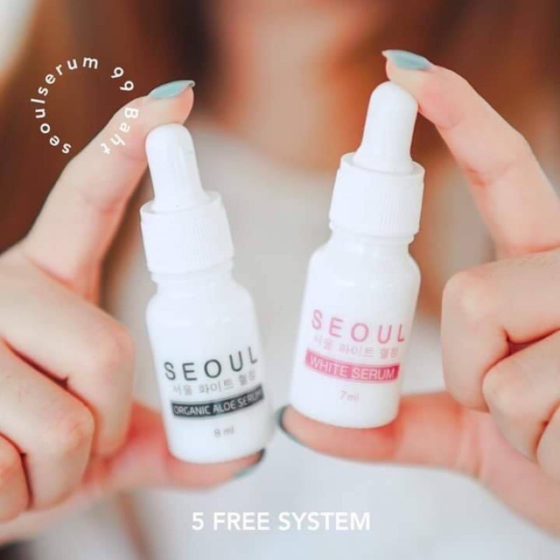 พร้อมส่ง-ถูก-ของแท้-เซรั่มโซล-โซลเซรั่ม-seoulserum-seoul-seoulwhite-ลดสิว-หน้าใส-เซรั่มหน้าใส
