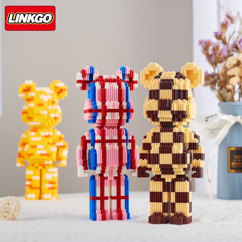 เลโก้นาโนแบบเฟือง-size-xxl-linkgo-68395-68400-bearbrick