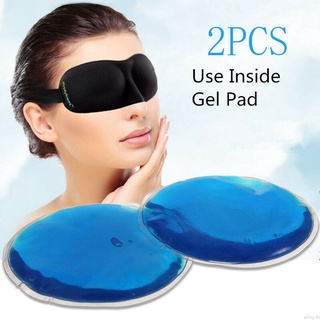 Aimy 2pcs Gel Eye Mask Cold Pack Hot Heat Ice Cool Soothing Tired Eyes Patch