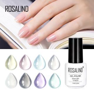 พร้อมส่ง!! สีทาเล็บเจล ยาทาเล็บเจล สีเจล สไตล์ Glass Gel / Jelly Gel สวยๆ ใสๆ สีอ่อนๆ เบาๆ 7ml